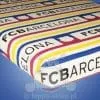 Prześcieradło FC Barcelona Messi FCB 04 białe 100% bawełna