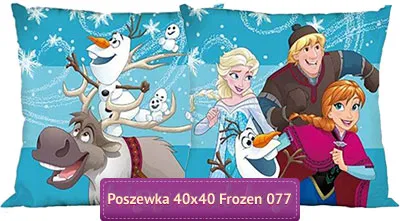 Dwustronna poduszka dekoracyjna z bohaterami Disney Frozen