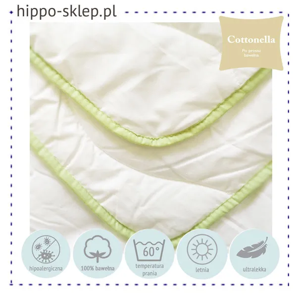 Bawełniane letnie kołdry Cottonella 200x200 lub 200x220