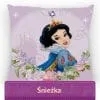 Mała poszewka Królewna Śnieżka - Księżniczki 40x40, fioletowa