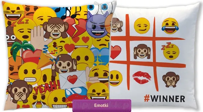 Poduszka dekoracyjna Emoji CTI 3272760447174