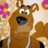 Pościel dla dziewczynki Scooby Doo 03, kwiatuszki