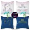 Poduszka dekoracyjna / powłoczka z jednorożcem