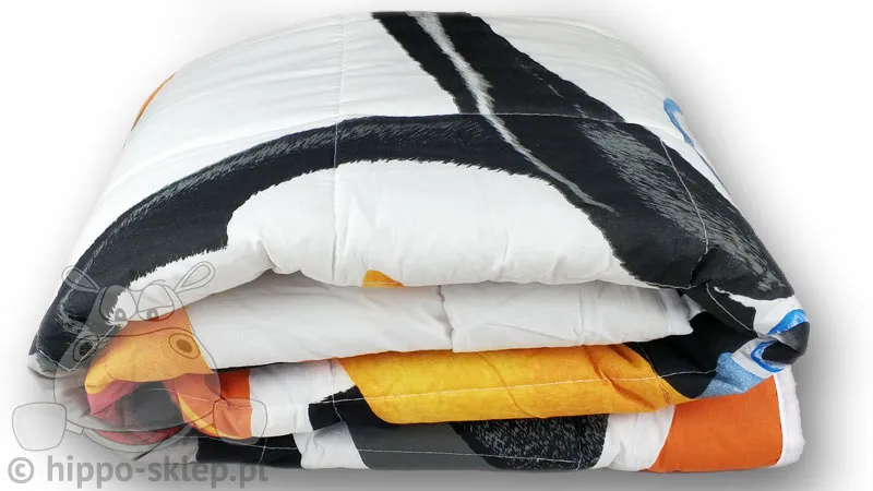 Pingwiny z Madagaskaru narzuty pikowane - pakowanie