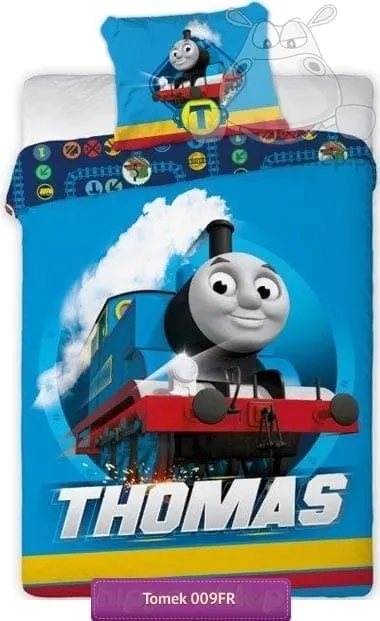Niebieska pościel Tomek i Przyjaciele 140x200,150x200 lub 160x200