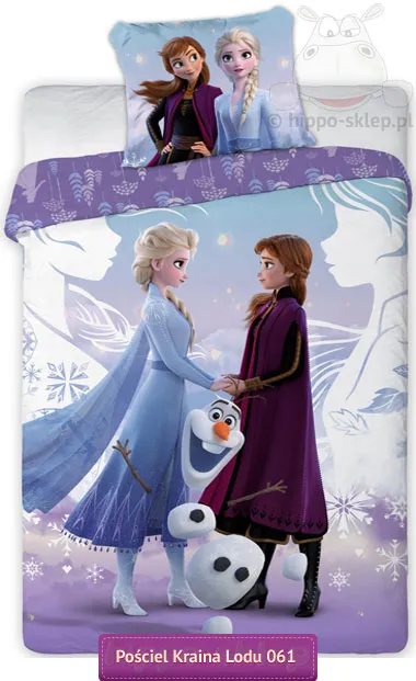 Pościel Kraina Lodu – Frozen 2 140x200, 150x200, fioletowa