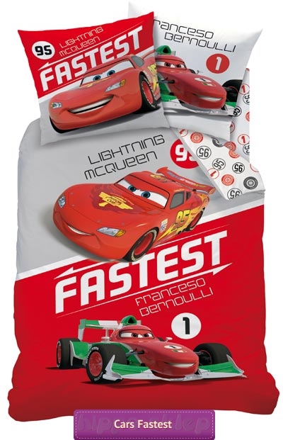 Pościel Cars fastest 42409 czerwona CTI Disney
