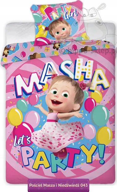 Pościel Masza Party 140x200 i 160x200