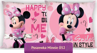 Małe poszewki dziecięce z Minnie Mouse 052 Disney