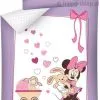Mała pościel dziecięca Myszka Minnie 100x135 cm, fioletowa