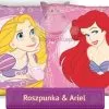 Mała poszewka - jasiek Roszpunka i Arielka - Księżniczki, 40x40
