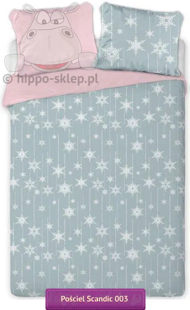 Świąteczna pościel w gwiazdki 150x200, 160x200, 200x200 i 200x220 cm