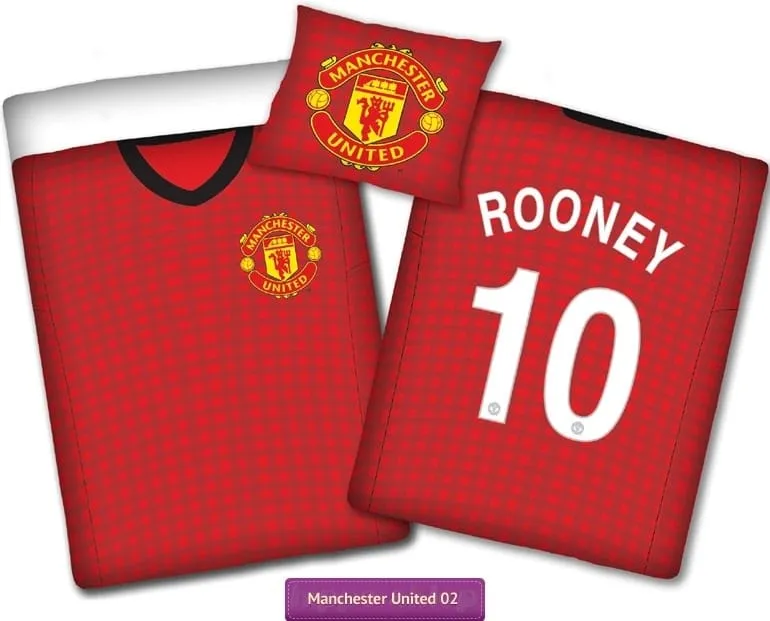 Pościel Rooney - Manchester United 140x200 i 160x200, czerwona