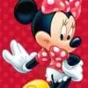 Ręcznik plażowy Disney Myszka Minnie STC 04BT czerwony, Detexpol
