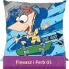 Mała poszewka dziecięca Fineasz i Ferb 01 Faro