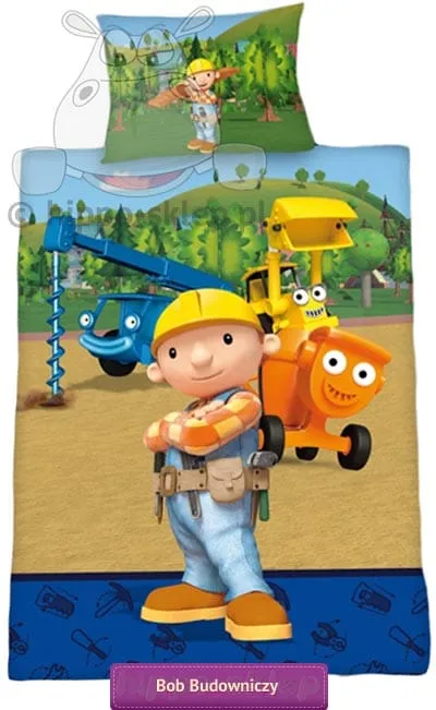 Pościel flanelowa Bob budowniczy 246205, Herding
