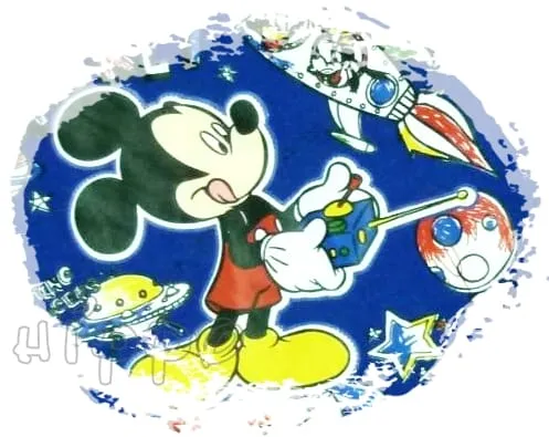 Nadruk na piżamach dla chłopców z Myszką Mickey