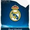 Narzuta Real Madryt 140x200 błękitna