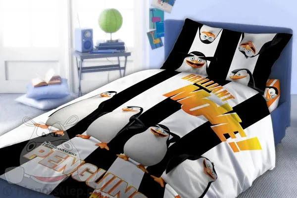 Pingwiny z Madagaskaru 02 pościel Faro, DreamWorks, 5907750538997