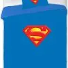 Pościel Superman 710-099  140x200 + 40x40 cm, niebieska