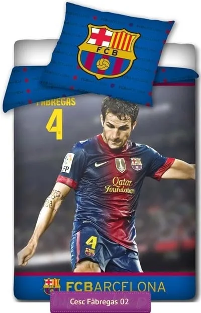Pościel klubowa Fabregas FCB 3004 FC Barcelona Carbotex