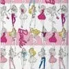 Prześcieradło dziecięce Barbie 02 Mattel