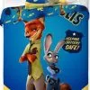 Pościel dziecięca Zwierzogród Disney Zootopia 140x200 i 160x200, niebieska