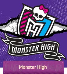 Mini ręcznik Monster High 30x30 do rąk, fioletowy, dla dziewczynki