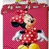 Pościel dla dzieci Myszka Minnie w groszki 140x200 Jerry Fabrics