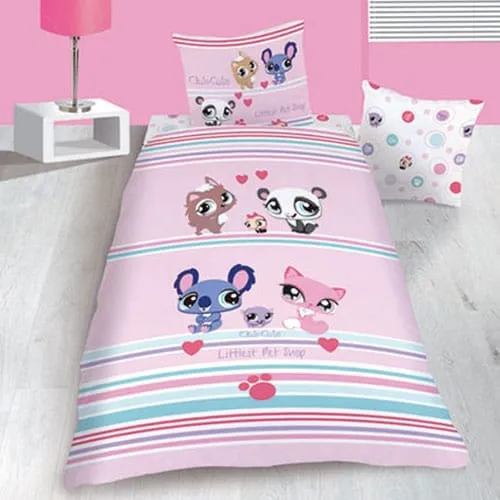 Pościele Littlest Pet Shop dla dziewczynki 140x200 lub 135x200
