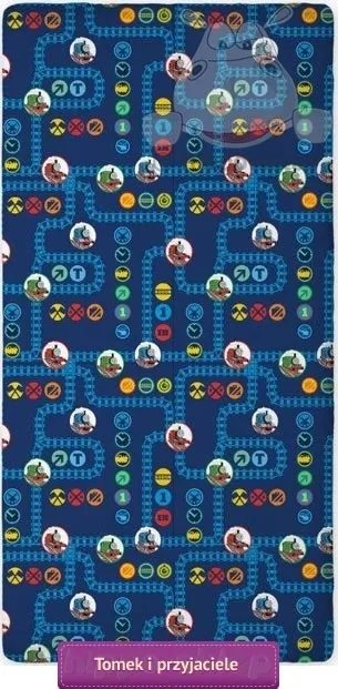 Prześcieradło z gumką Tomek i Przyjaciele 90z200