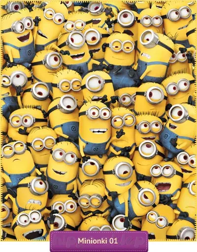 Koc polarowy Minionki 43105 Minions Family CTI 3272760431050