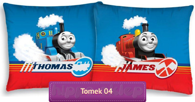 Poduszka dwustronna Tomek i Kuba (Thomas & Friends)