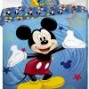 Pościel Myszka Miki Disney 140x200 lub 135x200, niebieska