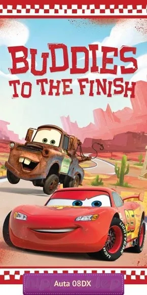 Ręcznik dla dzieci Disney Cars 08BT Detexpol 5901685614580