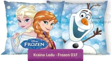 Poszewka Kraina Lodu z Olafem niebieska Disney Frozen