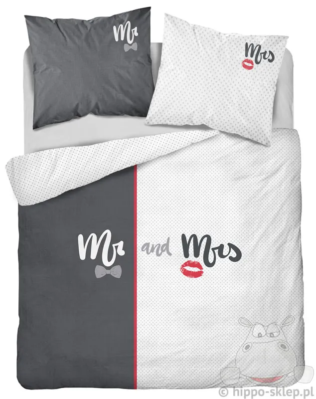 Komplet pościeli małżeńskiej Jej i Jego strona 200x220