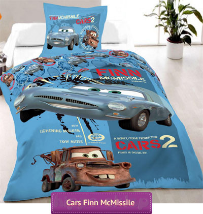 Pościel Auta Finn McMissile - Cars 2 Disney Jerry Fabrics