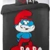 Pościel dziecięca Papa Smerf szara, Faro