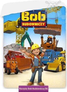 Narzuta dziecięca Bob budowniczy