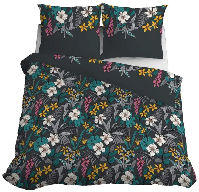 Antracytowa pościel satynowa Home Satin 200x220 lub 200x200