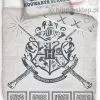 Pościel Harry Potter HP195013 szara, 140x200 i 150x200