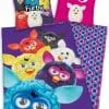 Pościel dla dzieci Furby 140x200, fioletowa
