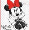 Koc akrylowy Myszka Minnie Retro Disney STC 10B Detexpol 5901685612197
