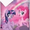 Narzuta z kucykami Pony Pinkie Pie i Twilight Sparkle, 140x195. rózowa