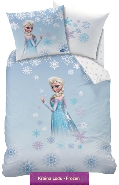 Pościel dziecięca Frozen Elsa 140x200 + 70x80, Disney