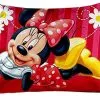 Duża poszewka z Myszką Minnie 70x80 cm, czerwona