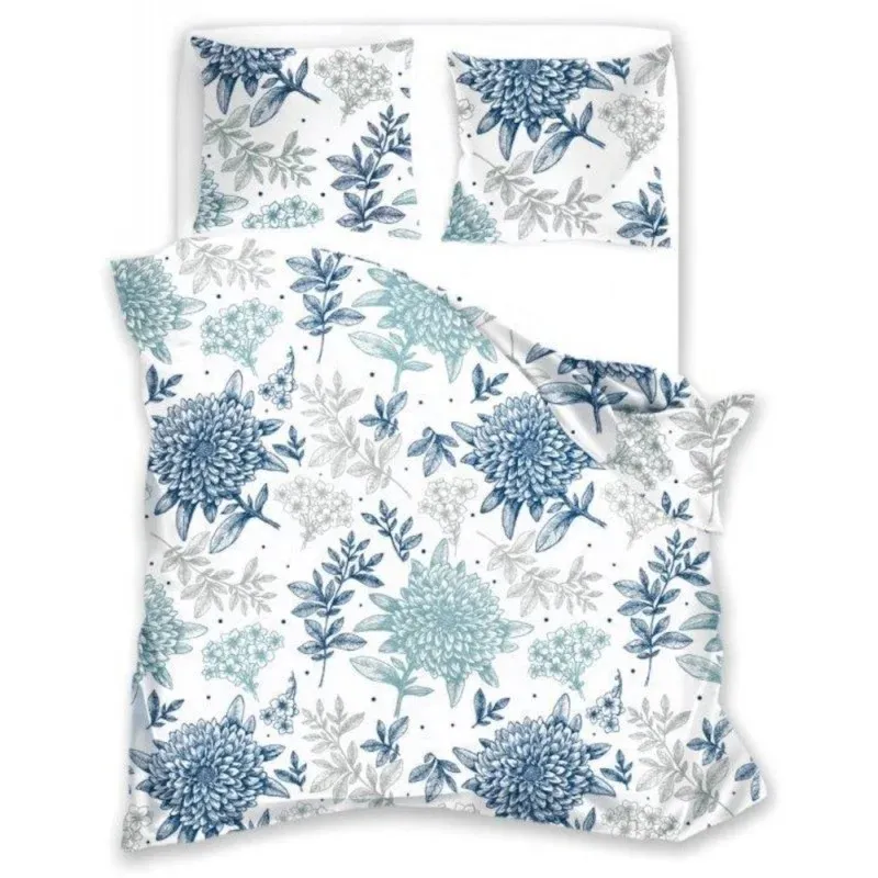 Komplet pościeli z nadrukiem kwiatów Fashion 015