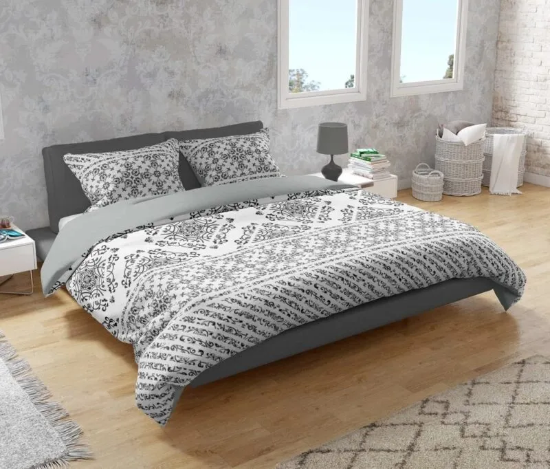 Pościel z geometryczno florystycznym motywem arabeski 150x200