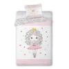 Bawełniany komplet pościeli Lululand 003 z księżniczką 150x200+50x60 cm